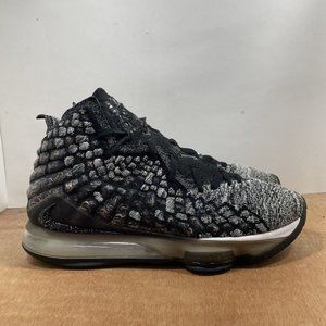 Nike Lebron XVII 17 In The Arena BQ3177-002 Grey Black White Shoes Men Size 9.5